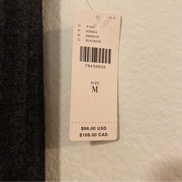 Anthropologie Daily Practice Ruched Dark Gray Leggings - Picture 7 of 14